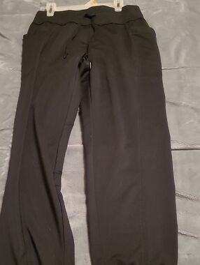 32 Degrees Black Drawstring Jogger Pants